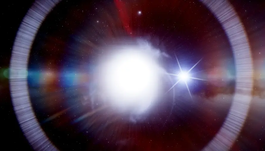 2k恒星壁纸-双星系统 - -免费下载「哲风壁纸」