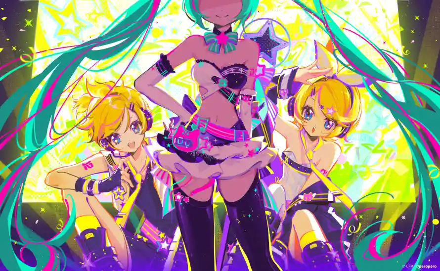5k双子壁纸-初音未来壁纸和虚拟歌姬-壁纸分享「哲风壁纸」