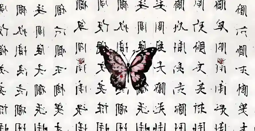 6k蝴蝶壁纸-字 - -免费下载「哲风壁纸」