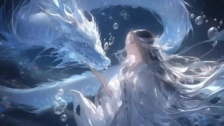 4k插画壁纸-出水芙蓉与-热门的壁纸「哲风壁纸」