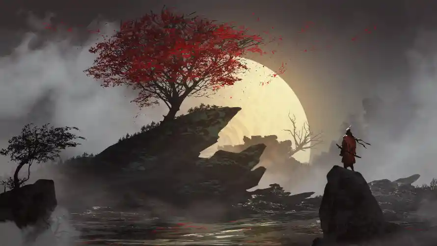 3k插画壁纸-魍/出水芙蓉与-壁纸推荐「哲风壁纸」