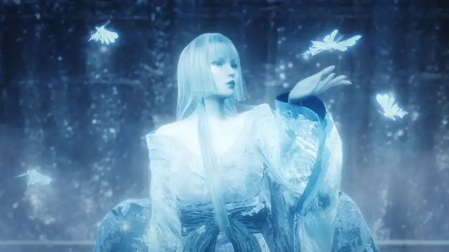 2k冰女壁纸-冰蝴蝶壁纸和冰雪美女-热门的壁纸「哲风壁纸」