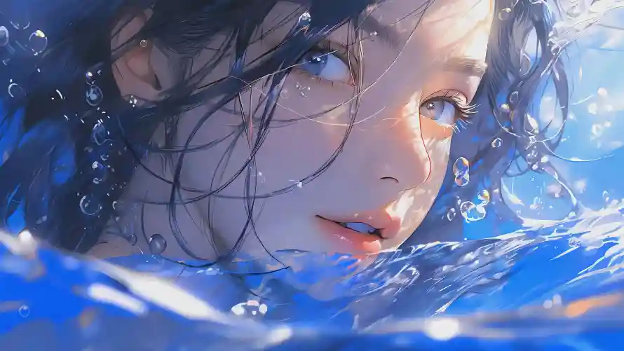 4k动漫壁纸-原画艺术壁纸和海洋女孩-壁纸推荐「哲风壁纸」