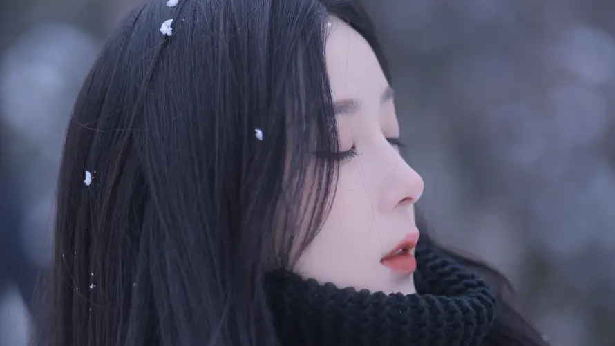 4k美女壁纸-雪与-壁纸分享「哲风壁纸」