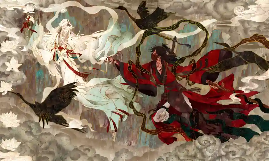 4k古风画壁纸-牛郎织女改编与-免费下载「哲风壁纸」