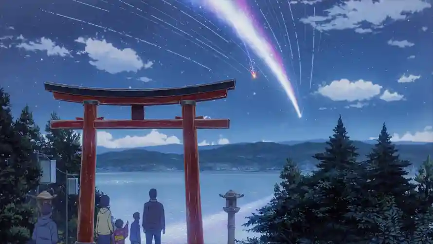 4k流星壁纸-你的名字和-壁纸分享「哲风壁纸」