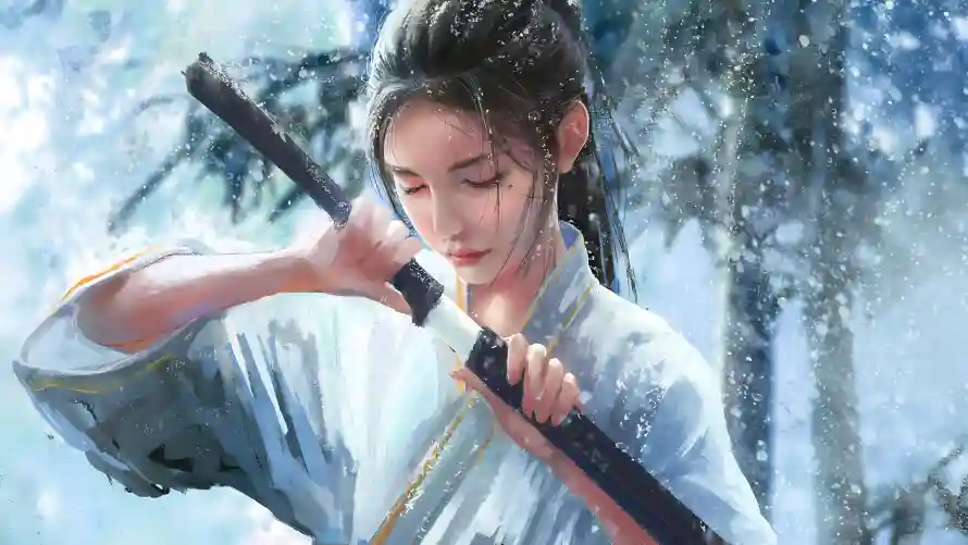3k剑来壁纸-宁姚和-免费下载「哲风壁纸」