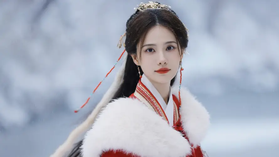 4k姜佩瑶壁纸-女明星古装 - -热门的壁纸「哲风壁纸」
