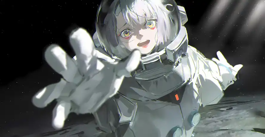 4k太空壁纸-少女 - -热门的壁纸「哲风壁纸」