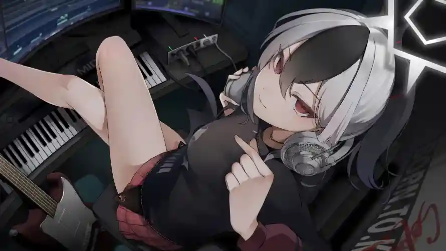 4k少女壁纸-钢琴和-壁纸分享「哲风壁纸」