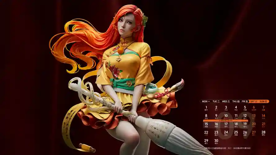3k日历壁纸-CG艺术 - -热门的壁纸「哲风壁纸」