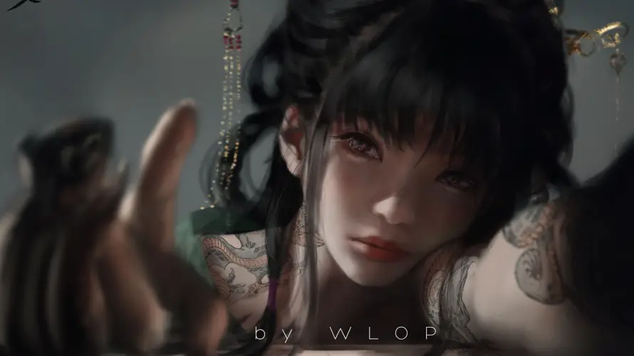 2k美女壁纸-暗色系壁纸和-免费下载「哲风壁纸」