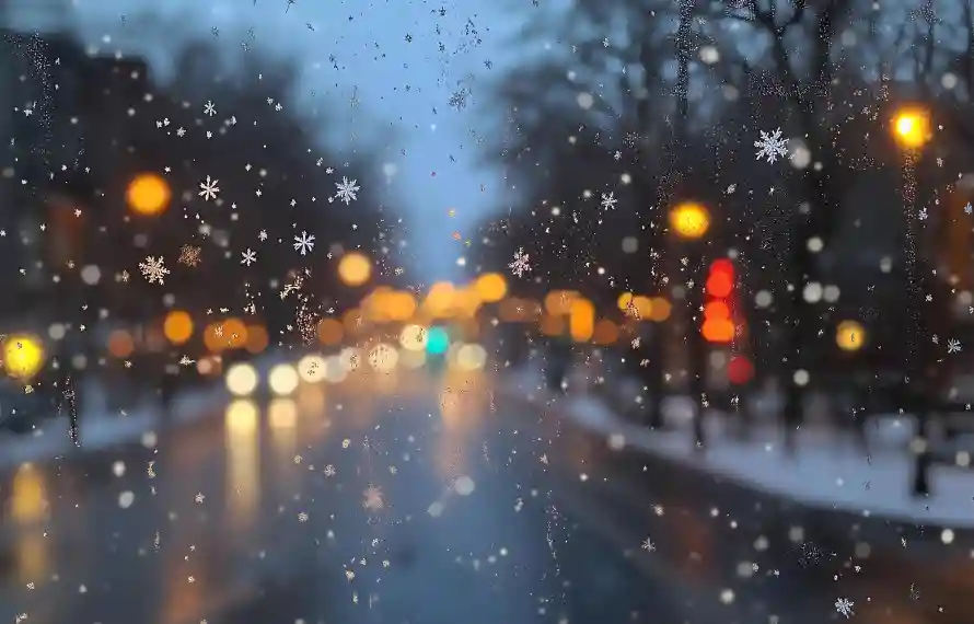 4k冬季壁纸-冬季街道和雪景-免费下载「哲风壁纸」
