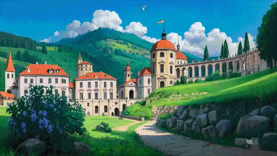 2k动漫壁纸-动漫风景壁纸和城堡-城堡壁纸壁纸分享「哲风壁纸」