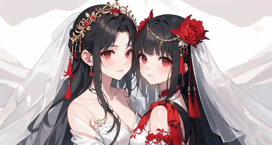 2k双人壁纸-二次元 - 唯美-古风美女热门的壁纸「哲风壁纸」