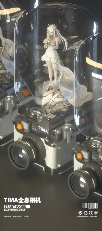 4kT5壁纸 - 未来感 - 新型科技 - TIMA全息偶像「哲风壁纸」