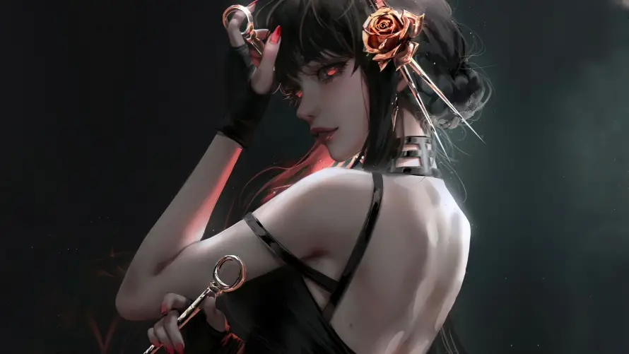 4k动漫壁纸-女杀手 - 性感-冷艳御姐壁纸推荐「哲风壁纸」
