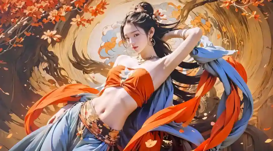 4kAI壁纸-动漫少女壁纸和古典美人-古风美女「哲风壁纸」