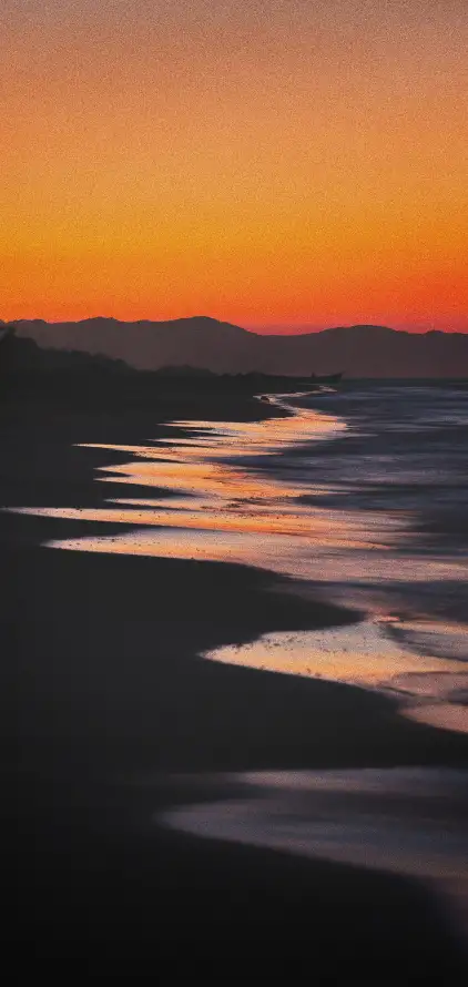 4k夕阳壁纸 - 海滩 - 艺术 - 风景「哲风壁纸」