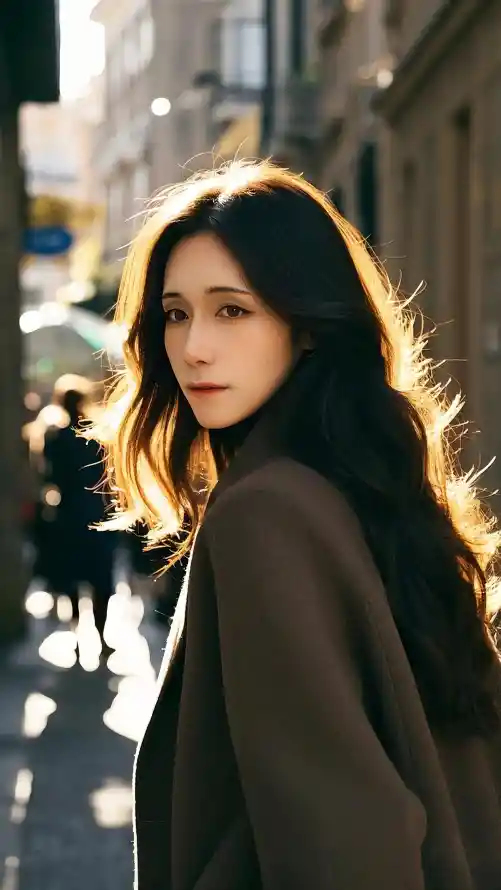 4k发丝壁纸 - 时尚 - 美女 - 背影「哲风壁纸」