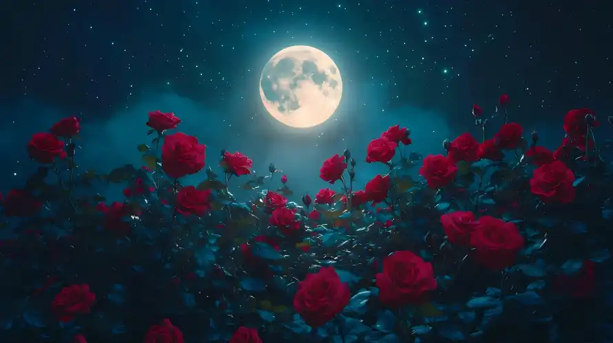 8k夜景壁纸-花卉与浪漫-壁纸推荐「哲风壁纸」