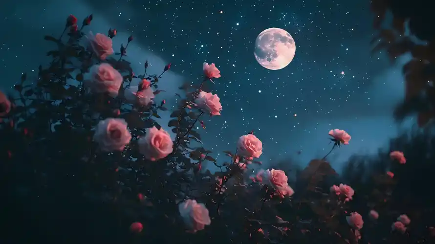 8k夜景壁纸-花卉和梦幻-壁纸分享「哲风壁纸」