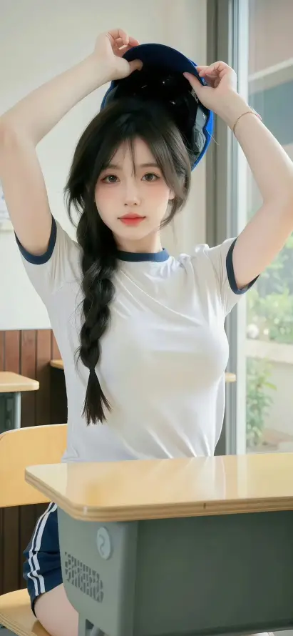 4k女孩壁纸 - 校园 - 活力 - 青春「哲风壁纸」
