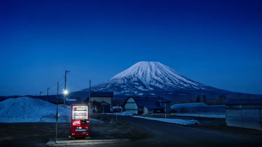4k夜色壁纸-富士山和车辆-自然风景热门的壁纸「哲风壁纸」