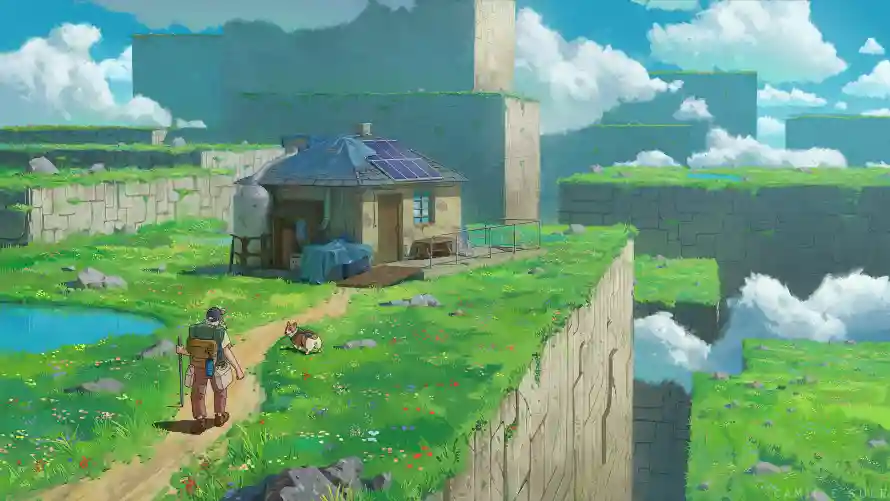 4k动画壁纸-二次元 - 动画场景-奇幻风景「哲风壁纸」