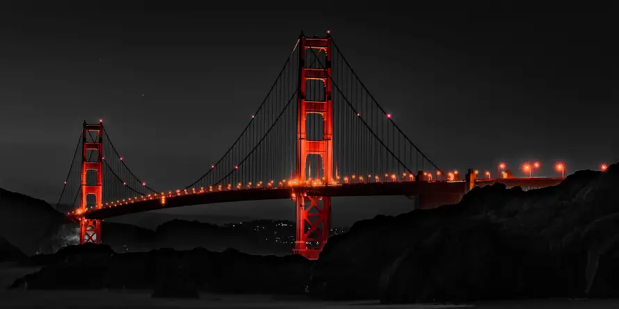 4k建筑壁纸-建筑夜景与桥梁夜景-灯火夜景「哲风壁纸」