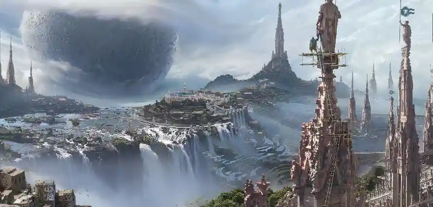 2k奇幻世界壁纸-奇异建筑与幻想艺术-未来场景「哲风壁纸」