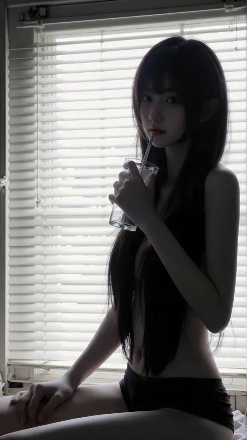 4k2K壁纸 - 性感 - 美女 - 黑长直「哲风壁纸」