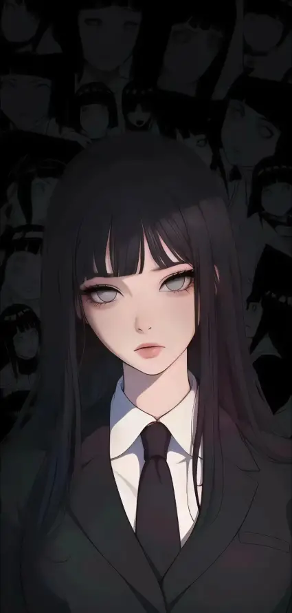 4k制服壁纸 - 少女 - 暗黑系 - 动漫女孩「哲风壁纸」