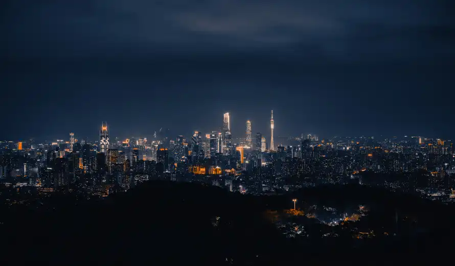 6k城市壁纸-城市夜景 - 夜景-夜色风景热门的壁纸「哲风壁纸」