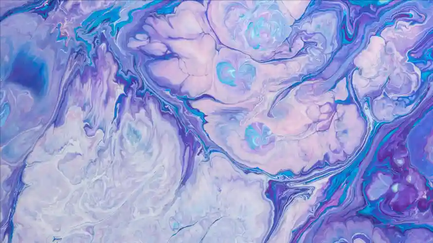 4k丙烯画壁纸-水彩画与抽象背景-梦幻色彩「哲风壁纸」