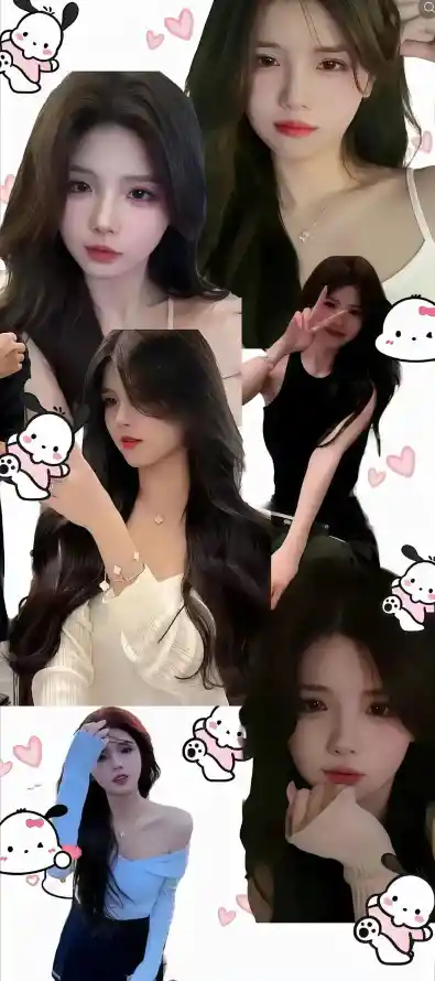 4k个性壁纸 - 拼图 - 美女 - 个性美女「哲风壁纸」