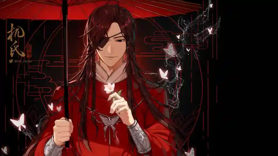 3k持伞壁纸-天官賜福 - 红衣-天官赐福壁纸推荐「哲风壁纸」