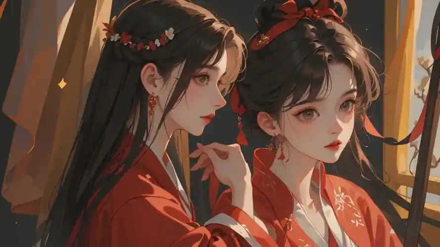 2k古风壁纸-古典装扮与美女-古装形象热门的壁纸「哲风壁纸」