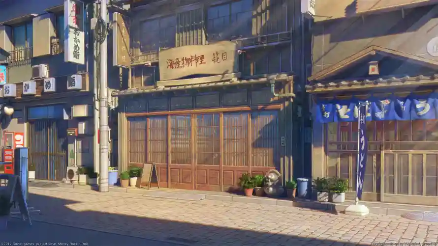 4k动漫壁纸-日系街道和插画-街道场景壁纸分享「哲风壁纸」