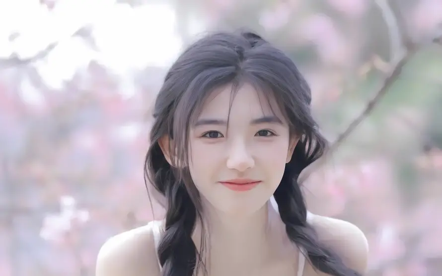 5k春日壁纸-少女写真 - 美人-浪漫场景免费下载「哲风壁纸」