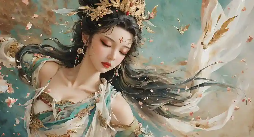 2k敦煌壁纸-壁上观壁纸和美女-神女形象热门的壁纸「哲风壁纸」