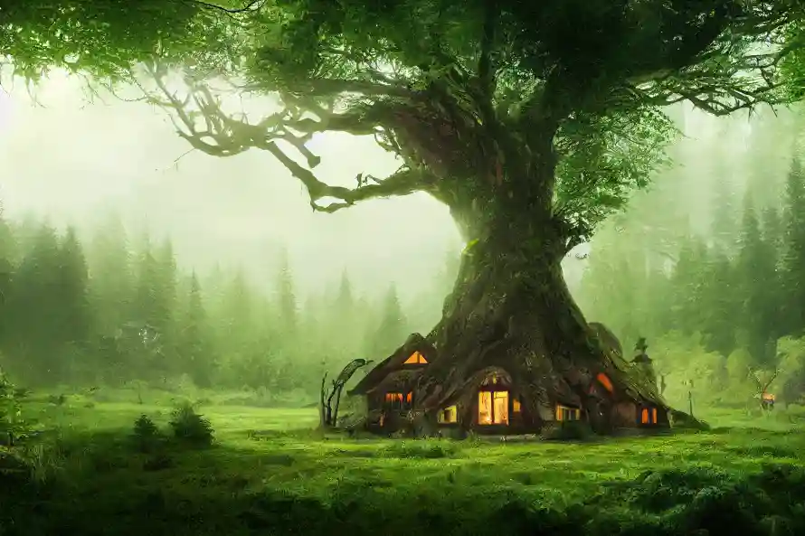 2k4K壁纸-奇幻场景壁纸和小屋-热门的壁纸「哲风壁纸」