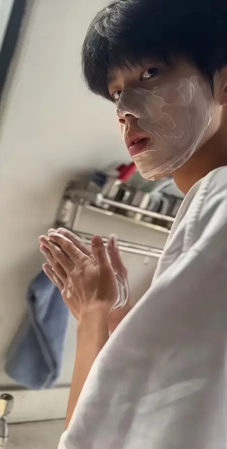 4k奶狗壁纸 - 护肤 - 浴室 - 男生「哲风壁纸」