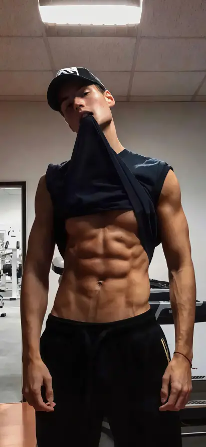 4k健身壁纸 - 肌肉 - 腹肌 - 健身型男「哲风壁纸」