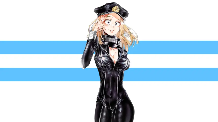 4k制服壁纸 - 动漫 - 女警 - 少女「哲风壁纸」