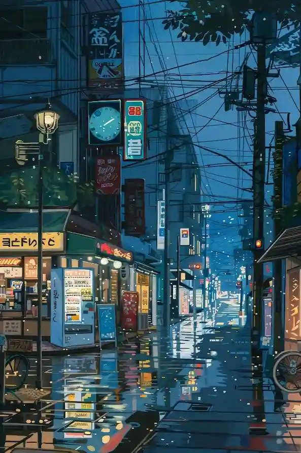 4k夜景壁纸 - 雨 - 雨夜 - 雨景「哲风壁纸」