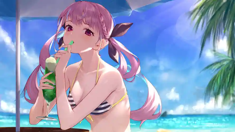 4k动漫壁纸-美少女与夏日-动漫壁纸热门的壁纸「哲风壁纸」
