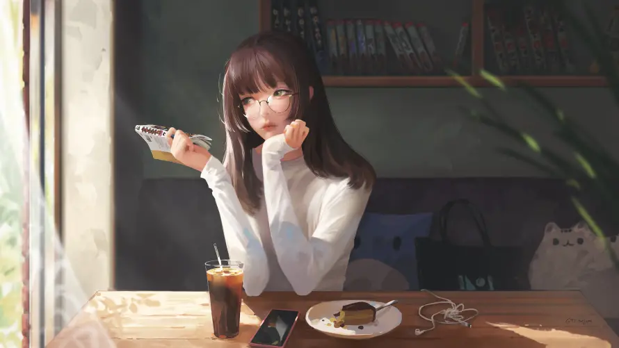 4k动漫壁纸-动漫壁纸壁纸和少女-室内场景热门的壁纸「哲风壁纸」