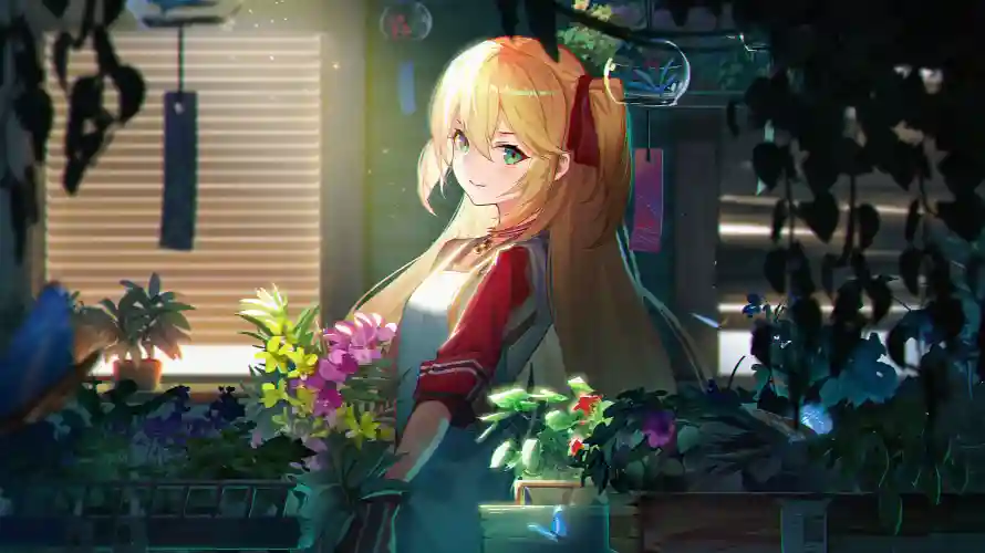 4k动漫壁纸 - 少女 - 动漫壁纸 - 梦幻场景「哲风壁纸」