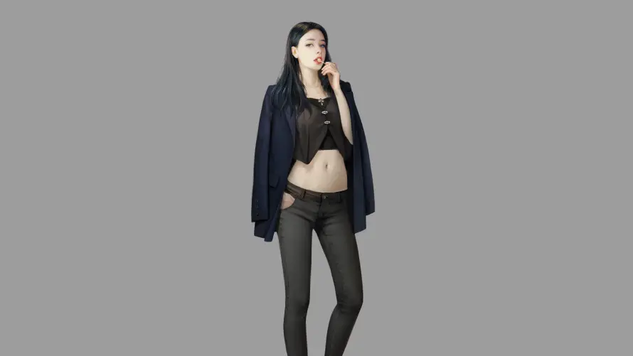 4k美女壁纸-个性造型 - 动漫壁纸-时尚穿搭「哲风壁纸」